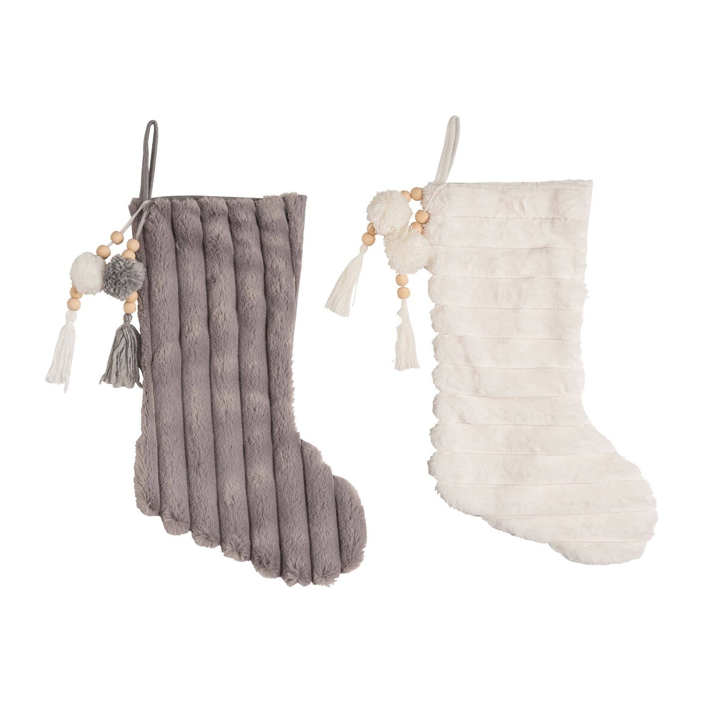 Textured Cozy Stocking