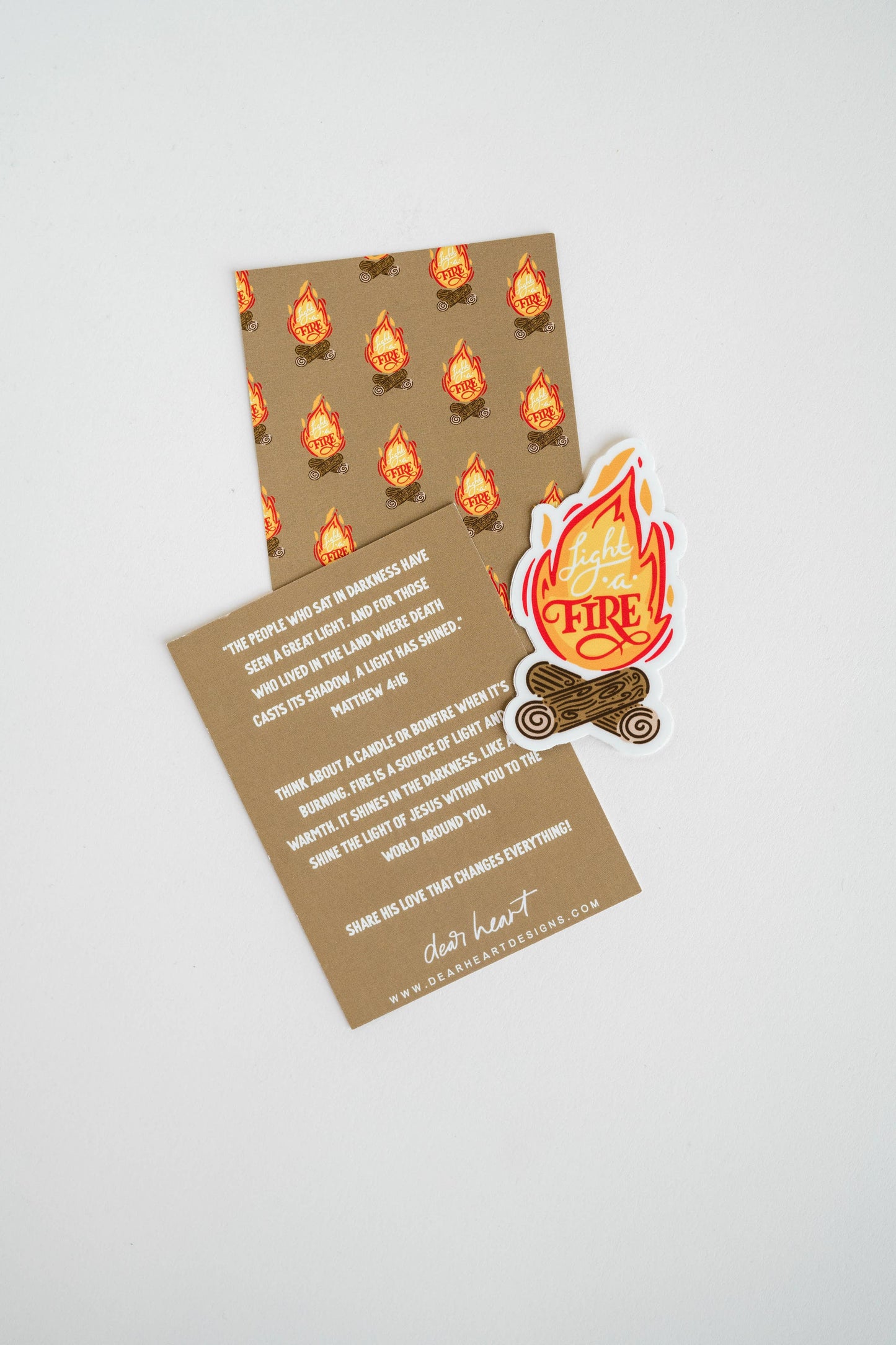Light A Fire Sticker