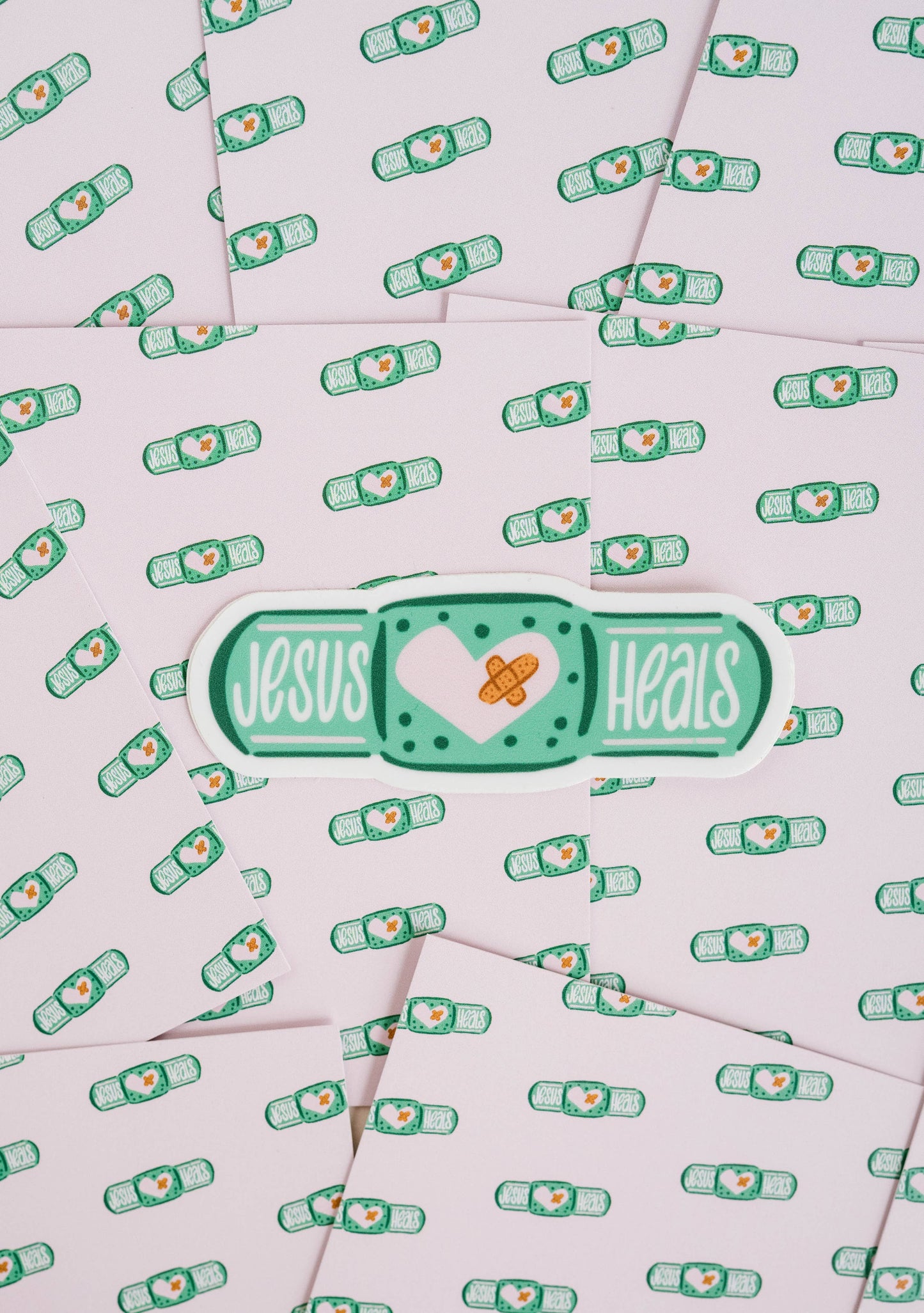 Jesus Heals Sticker