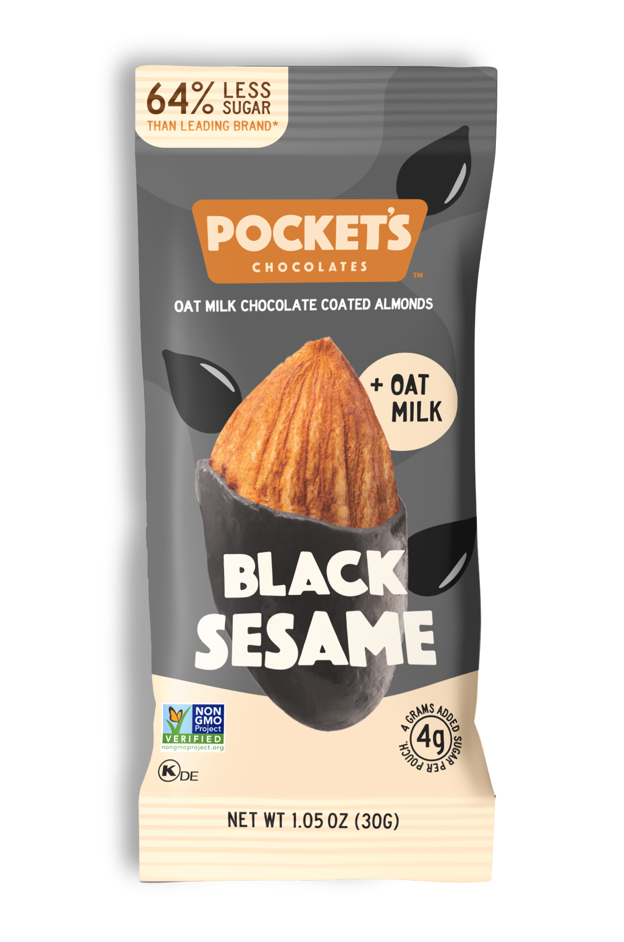 Black Sesame Chocolate Almonds