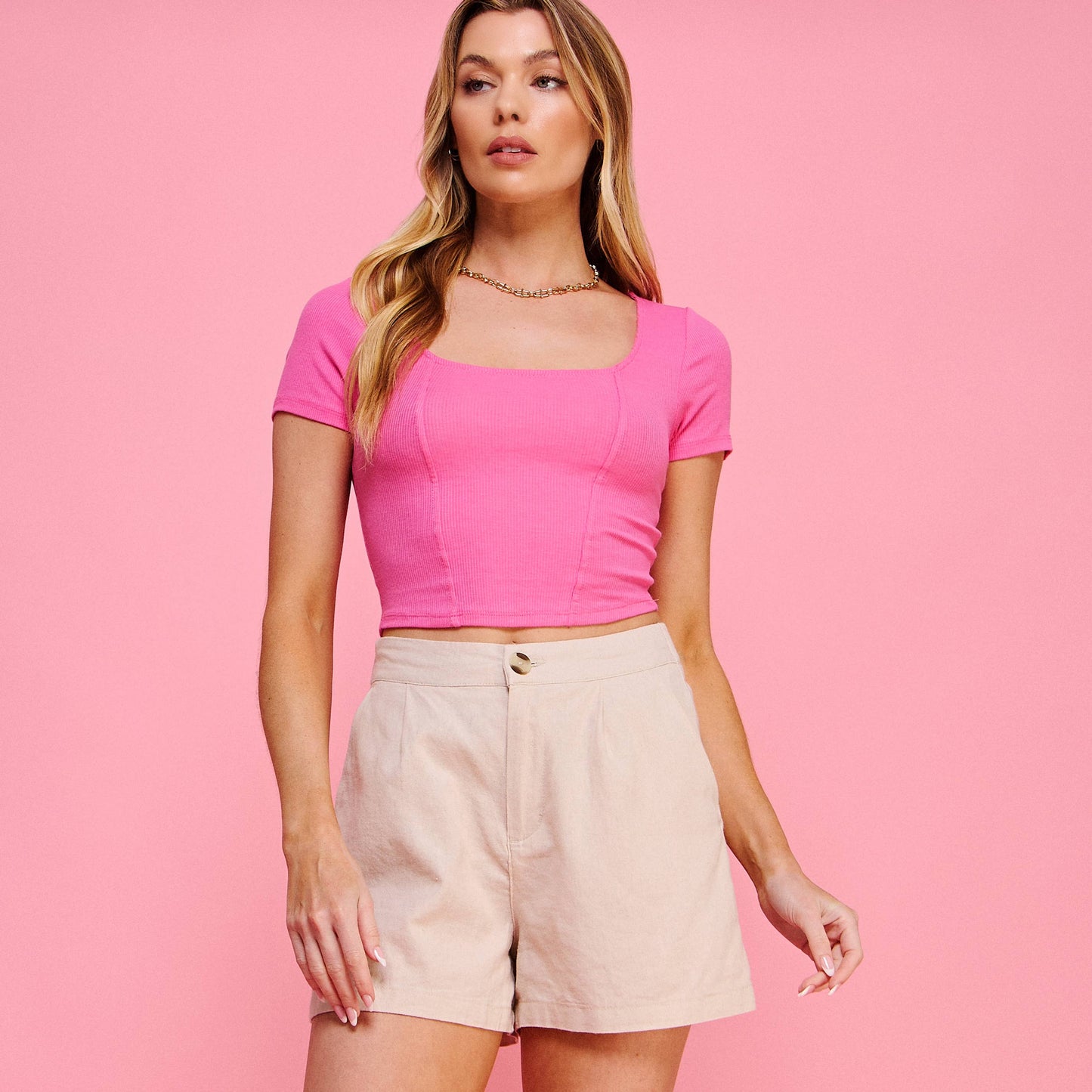 Square Neck Tee