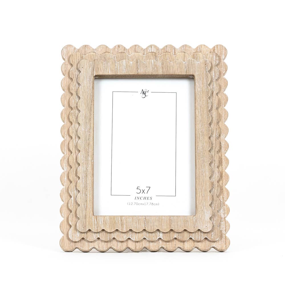 Scalloped Wood Frames