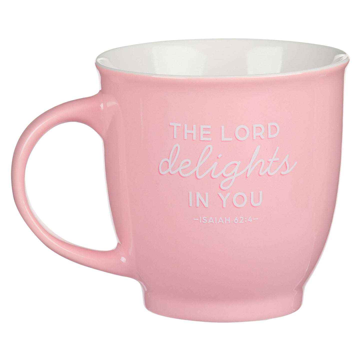 Pink I Love You Mom Isa. 62:4 Mug