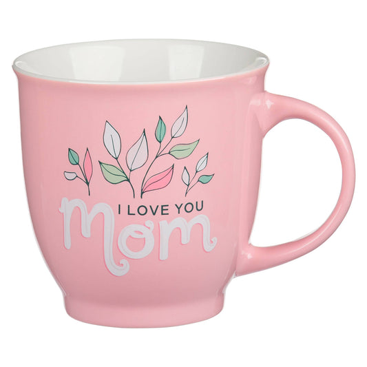 Pink I Love You Mom Isa. 62:4 Mug