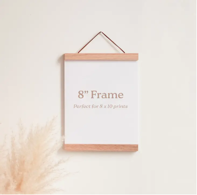 Magnetic Wood Print Frames 8 inch