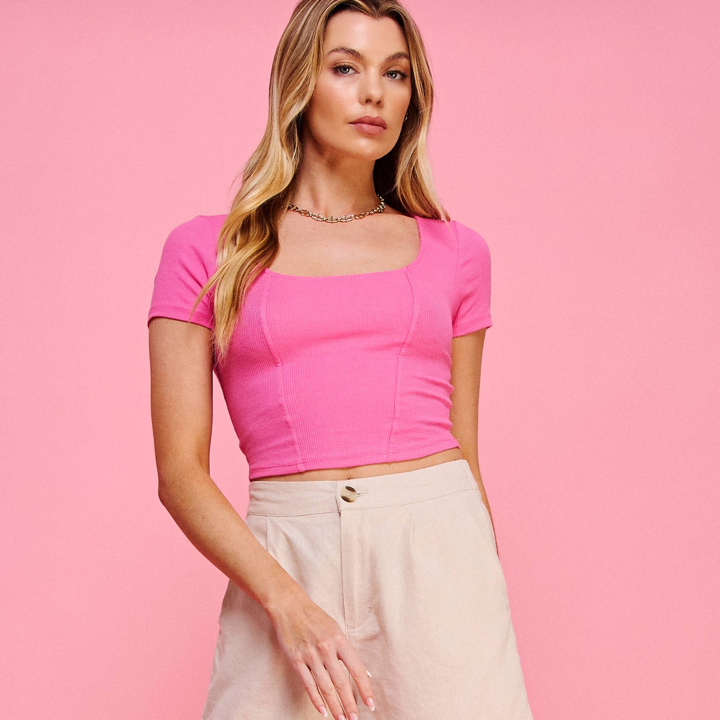 Square Neck Tee
