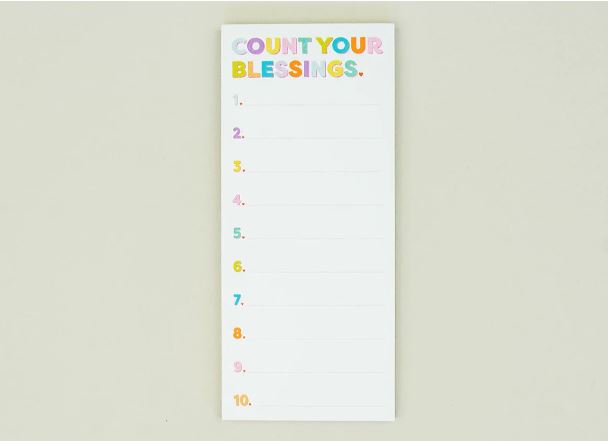 Count Your Blessings Notepad