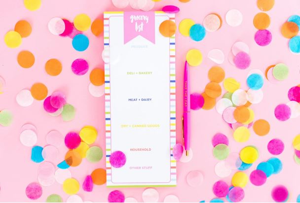 Grocery List Notepad