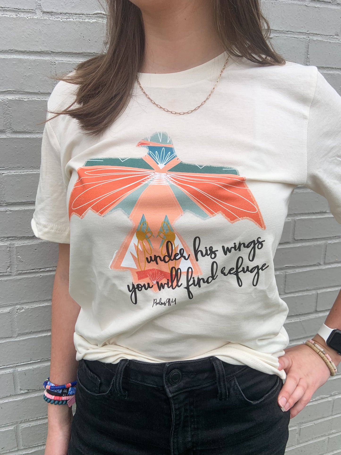 Christian Refuge Boho Graphic Tee