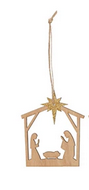 Laser Cut Nativity Ornaments