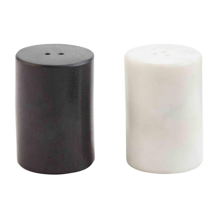 Salt & Pepper Shakers Black/White