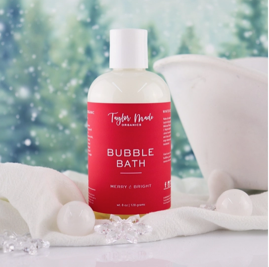 Merry & Bright organic bubble bath