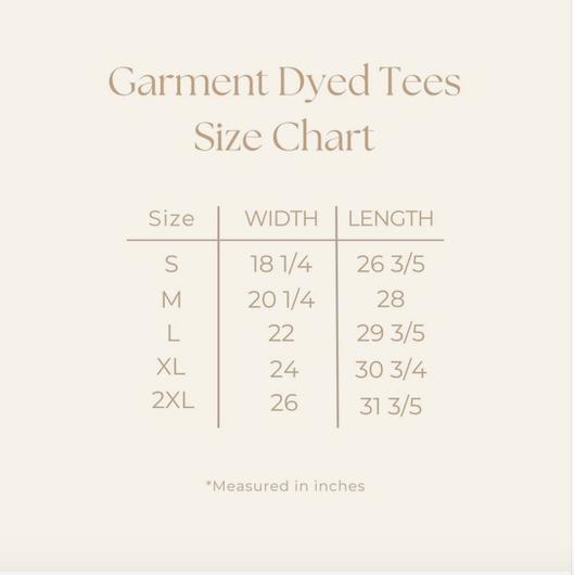 Purpose In The Waiting Garment Dyed Tee