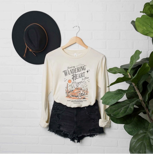 Bind My Wandering Heart Long Sleeve Tee