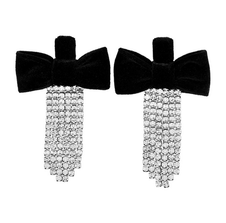 Velvet Bow Earrings