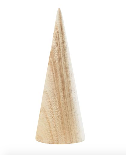 Natural Wood Cone Trees