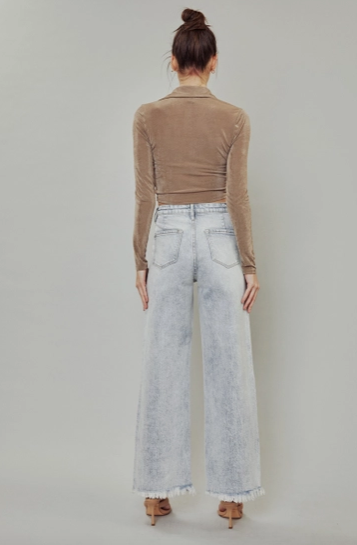 High Rise Wide Pants
