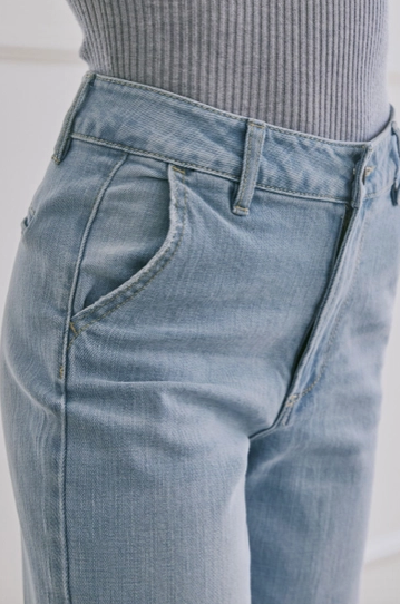 High Rise Wide Leg Trouser Jean