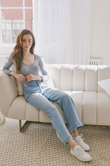 High Rise Wide Leg Trouser Jean