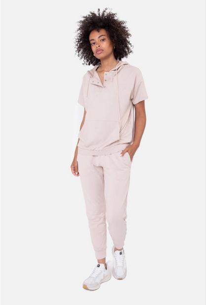 Active Joggers with Textured Interior