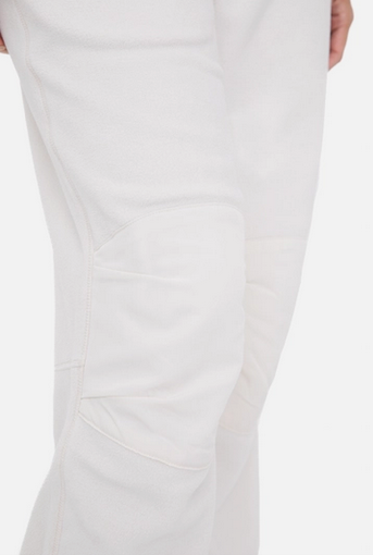 Fleece Wide Leg Pants with Bungee Hem