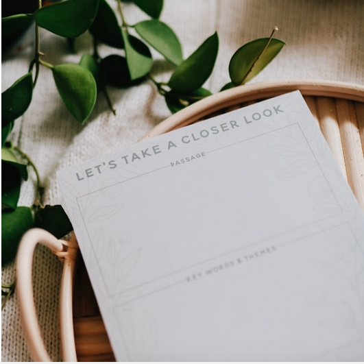 Scripture Passage Prompt Notepad