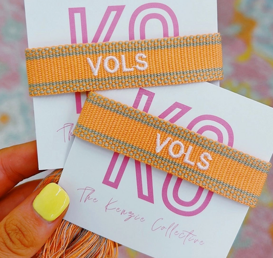 Embroidered Tassel Bracelet