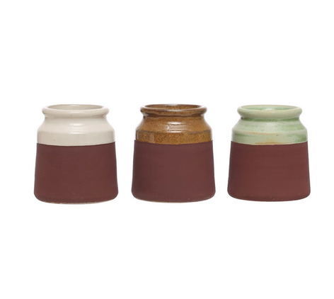 Stoneware Match Holder with Stricker