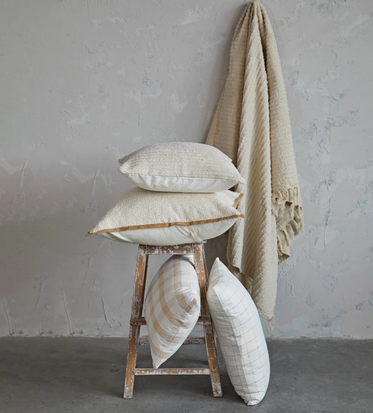 Metallic Gold Pillow