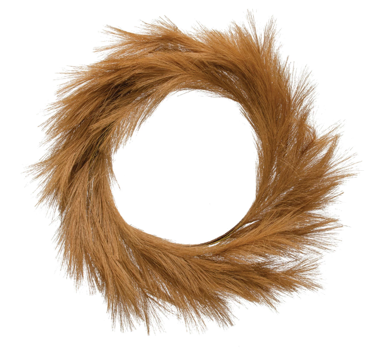 Pampas Grass Wreath, Sand