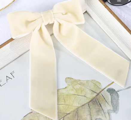 Velvet Bow Clip Collection