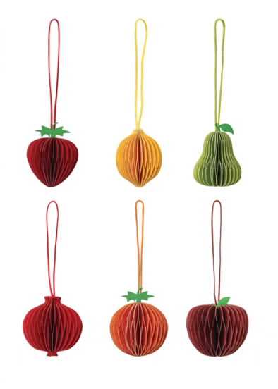 Honeycomb Fruit Ornament