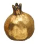 Resin Gold Pomegranate