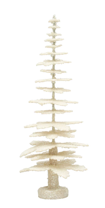 Cream Glitter Paper Tree