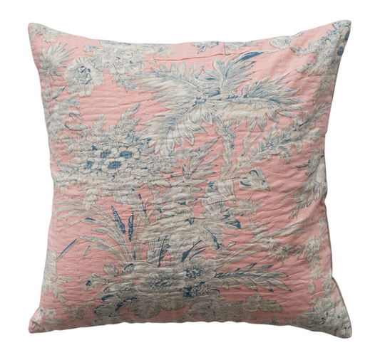 Kantha Stitch Pillow