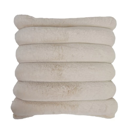 Fur Channel Stitch Pillow