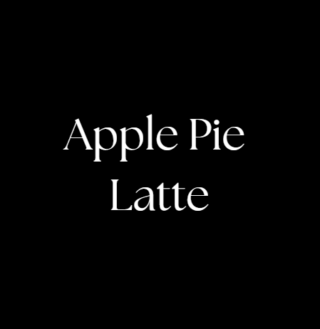 Apple Pie Latte