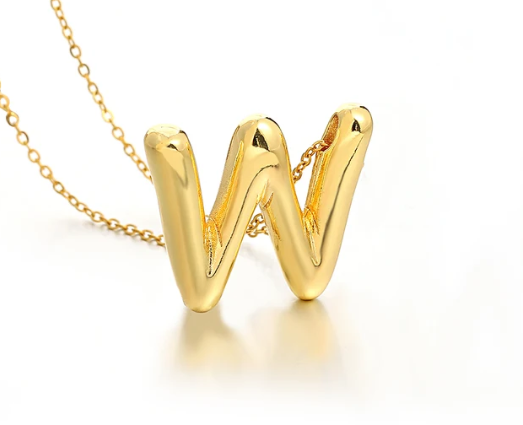 Bubble Initial Necklaces