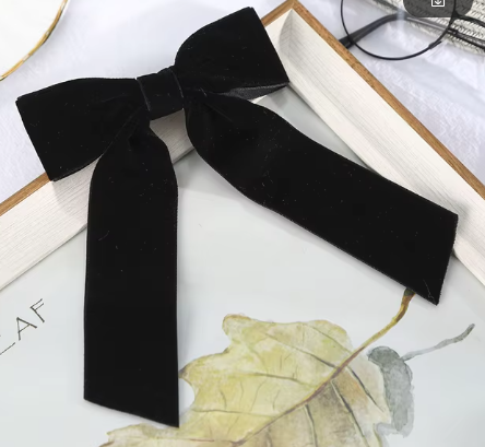 Velvet Bow Clip Collection