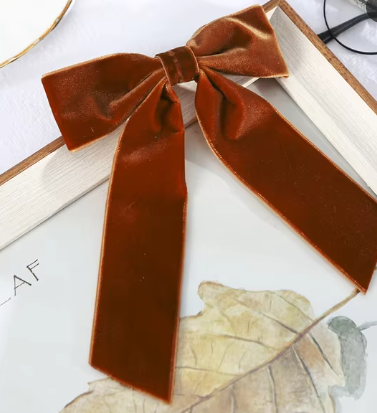 Velvet Bow Clip Collection