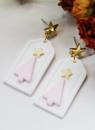 Christmas Clay Earrings