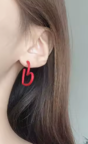 Heart Hoop Earrings