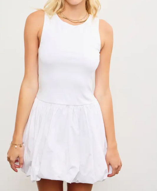 Balloon Sleeveless Dress