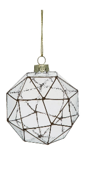 Glass Shaped Clear Ornaments