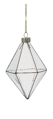 Glass Shaped Clear Ornaments