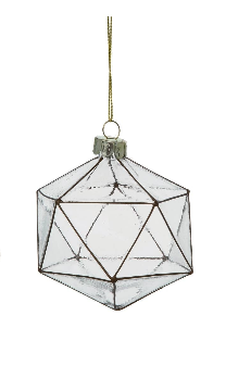 Glass Shaped Clear Ornaments