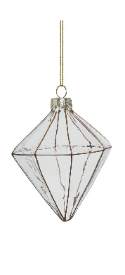 Glass Shaped Clear Ornaments