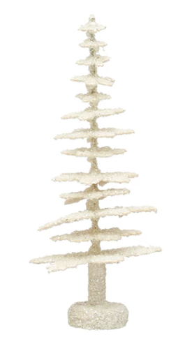 Cream Glitter Paper Tree