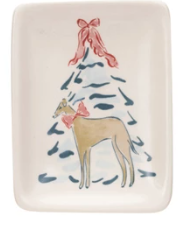 Christmas Stoneware Dish