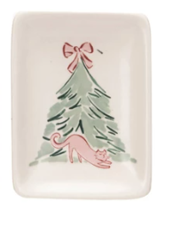 Christmas Stoneware Dish